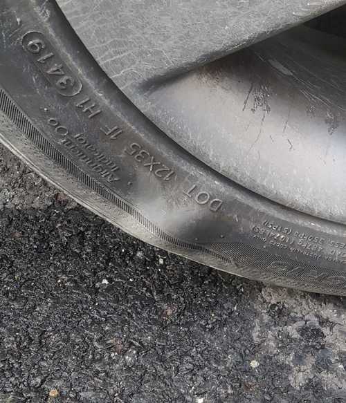 Tyre Damage, Lee Lane, Romsey, 2011